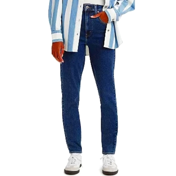 Levi's SilverTab Medium Wash High Waisted Mom Jeans 26 - Picture 1 of 8